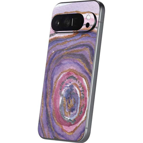 Lilac Watercolor Geode Pixel 9 Pro XL Skin
